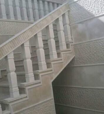 Escalier Pierre Taza Biege maroc1