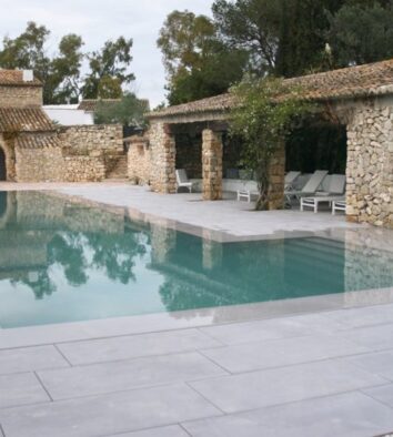 dallage de piscine